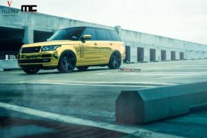 2014 Land Rover Range Rover Gold by MC Customs
